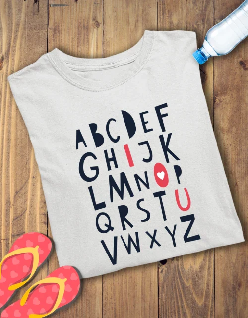 ABC I Love You Shirt