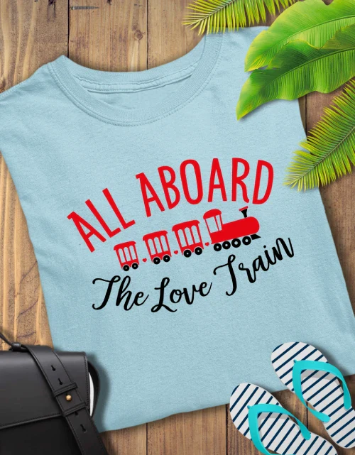 All Aboard The Love Train Shirt