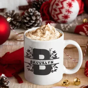 Christmas Alphabet Letter Mugs