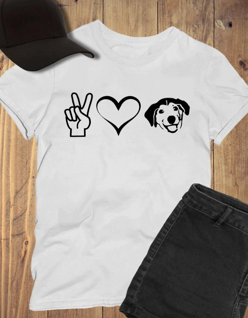 Peace Love Dog Shirt