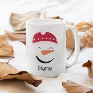 Personalized Snowman Christmas Mugs