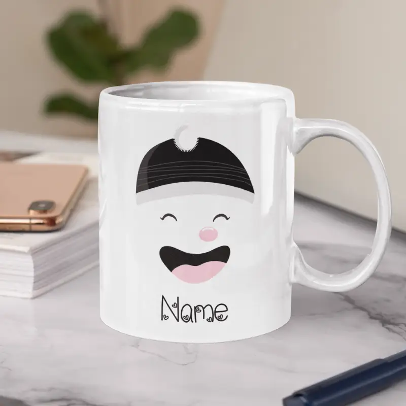 Personalized Snowman Christmas Mugs