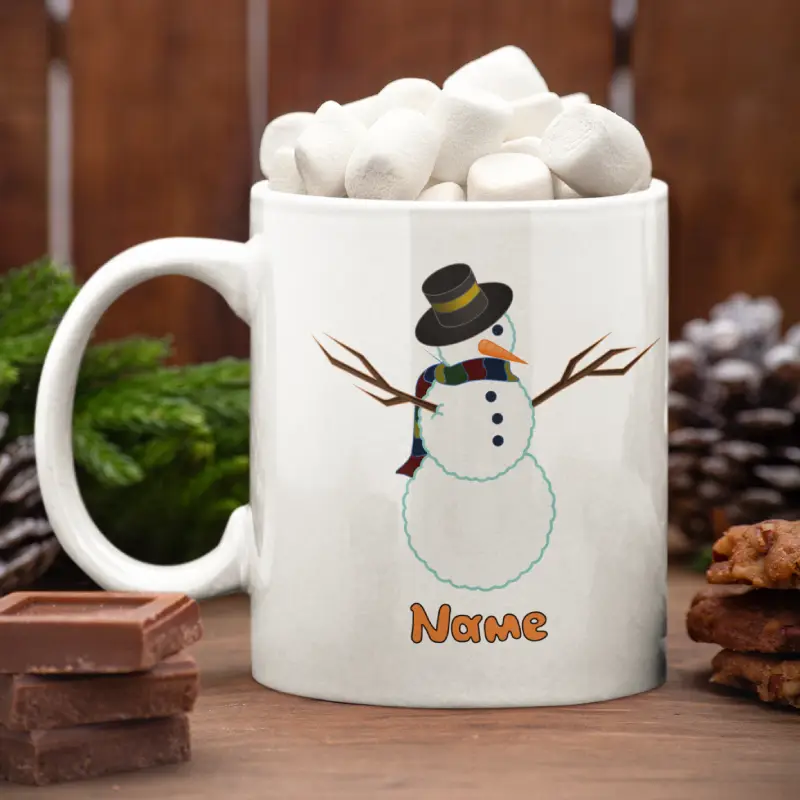 Snowman Christmas Coffee Mugs